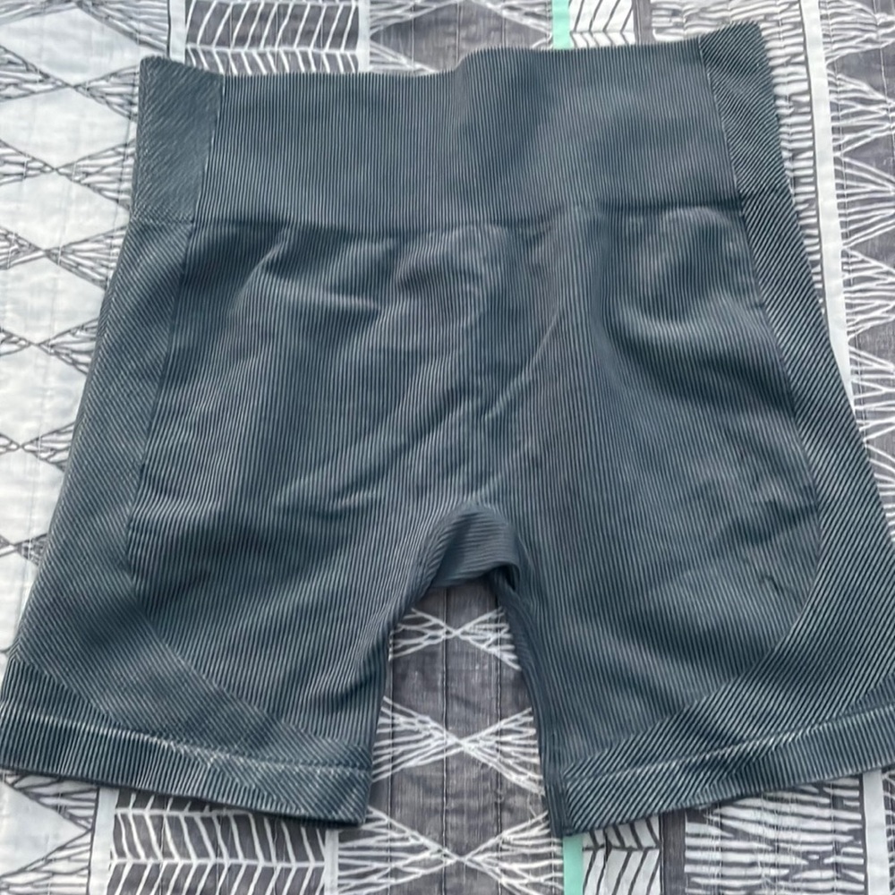 Light blue bicycle shorts!